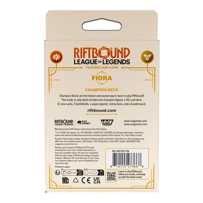 Riftbound: Spiritforged Champion Deck