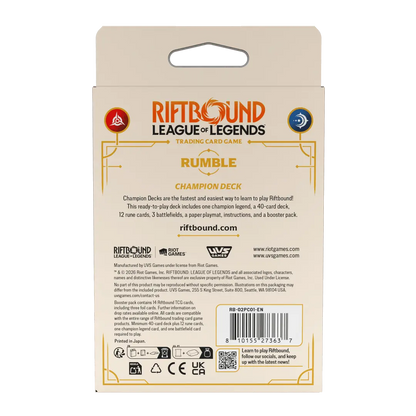 Riftbound: Spiritforged Champion Deck