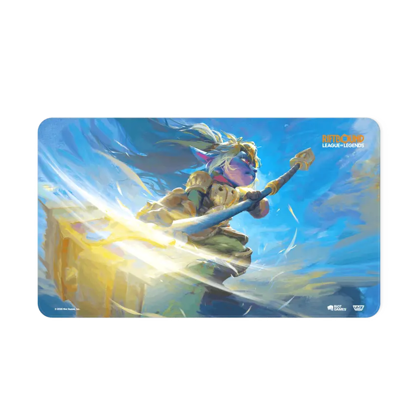 Riftbound: Unleashed Poppy, Keeper of the Hammer Playmat