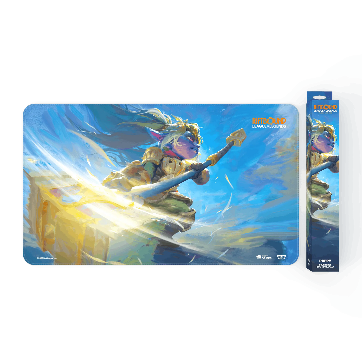 Riftbound: Unleashed Poppy, Keeper of the Hammer Playmat