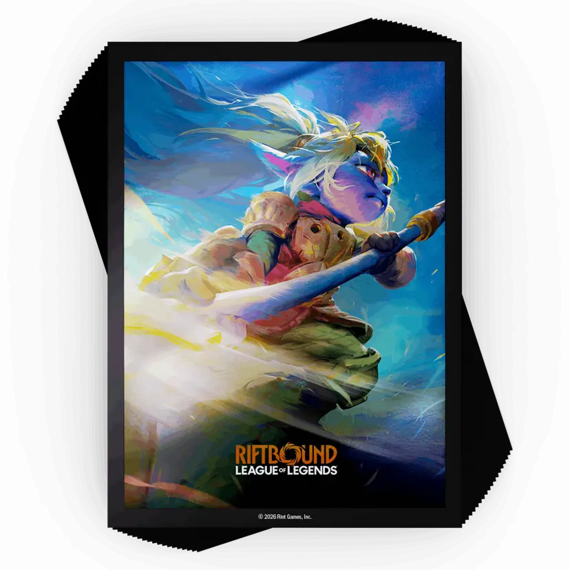 Riftbound: Unleashed Poppy, Keeper of the Hammer Art Sleeves